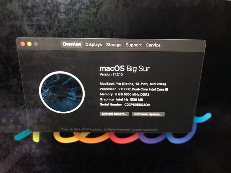 Macbook Pro mid 2014 13 inch 5