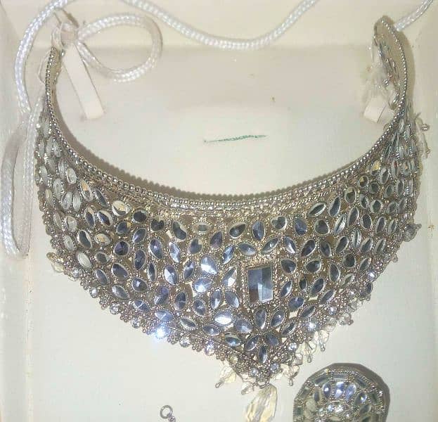 Stunning Silver Bridal Jewelry Set – Worn Twice, Like New 0