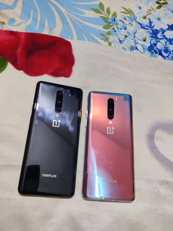 OnePlus 8, 12/256, and 8/128, dual sim approved. 3