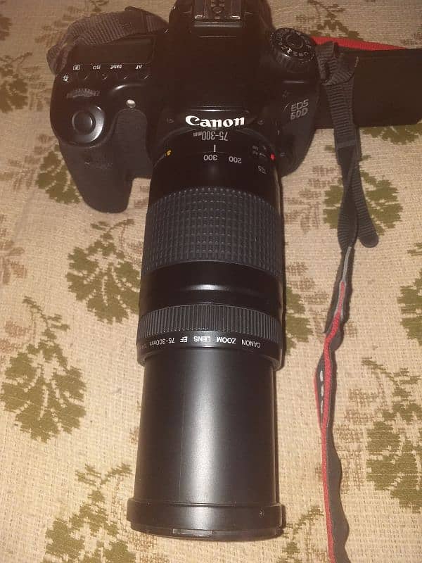 Canon 60D Dslr camera with 75 300 lens 8