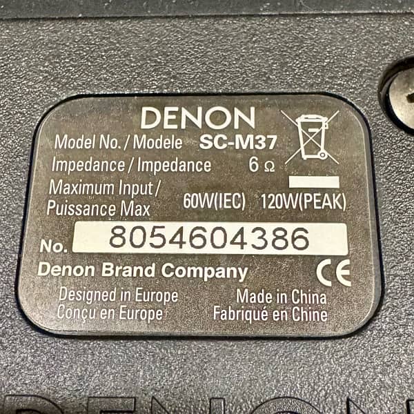 Denon M37 Anplifier and Speaker Set 10