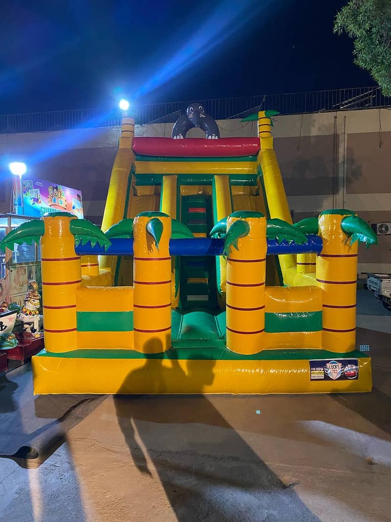 jumping castle / ride / swings / jhuly / kids / kiddi 9