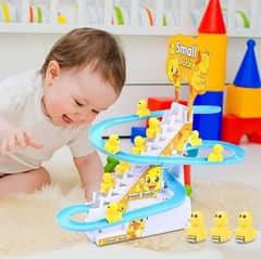 Small Ducks Climbing Toys - Electric Ducks Chasing Race Track Game Set