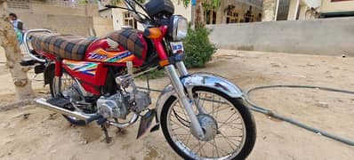 Honda CD70 Red Colour 2020 Model