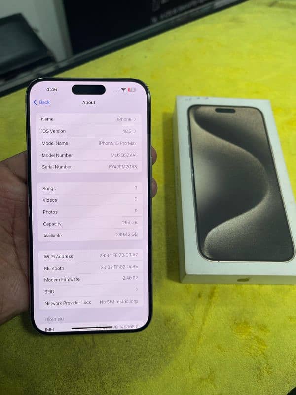 iphone 15 pro max 256gb non pta factory unlock 5