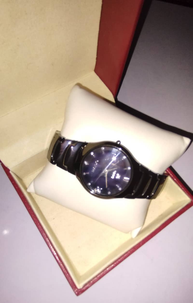 Slightly Used Black RADO Ceramic Watch 1