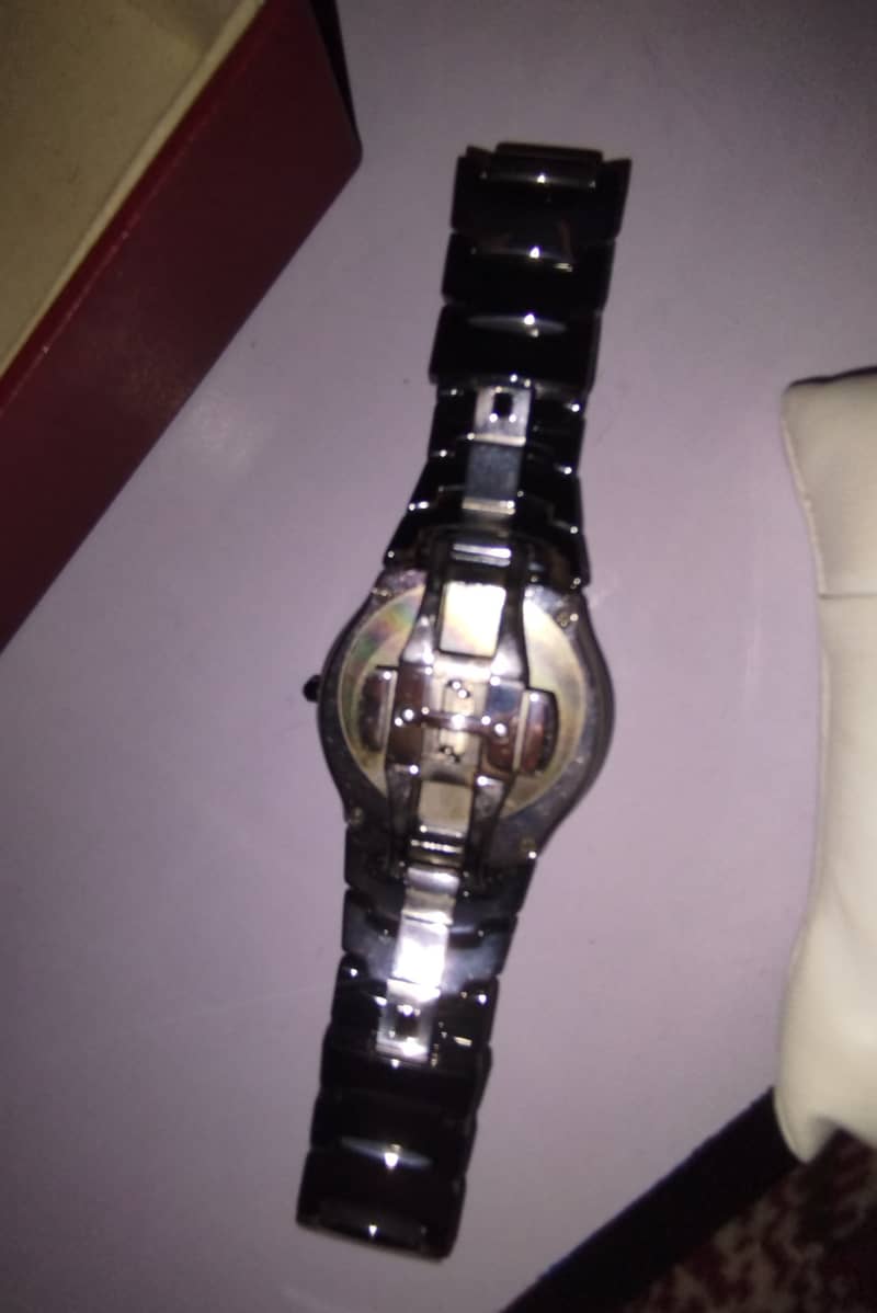 Slightly Used Black RADO Ceramic Watch 2