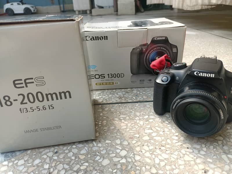 Canon 1300D WiFi With MACRO & ZOOM Lens For Sale 12