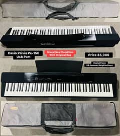 Casio px-150 Digital Piano 88 Hammer weighted keys with usb midi port