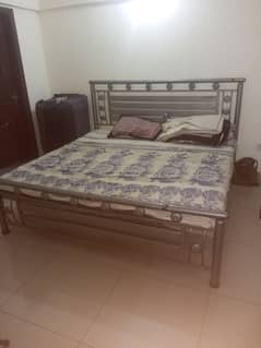 Iron Rode Bed with mattress