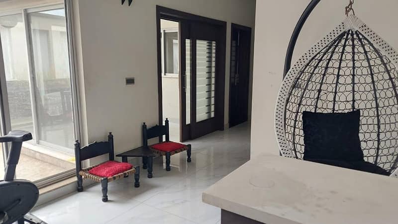 Furnished portion for rent in Dha phase 8 air avenue 10