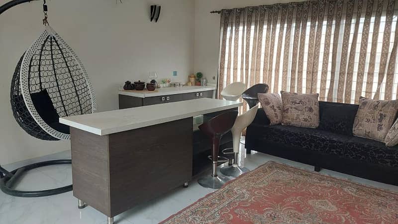 Furnished portion for rent in Dha phase 8 air avenue 13