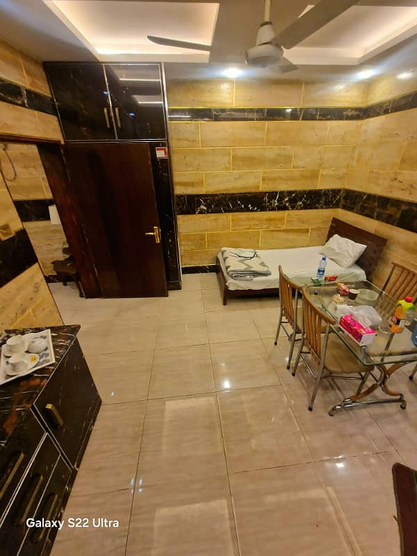 Furnished portion for rent in Dha phase 8 air avenue 18