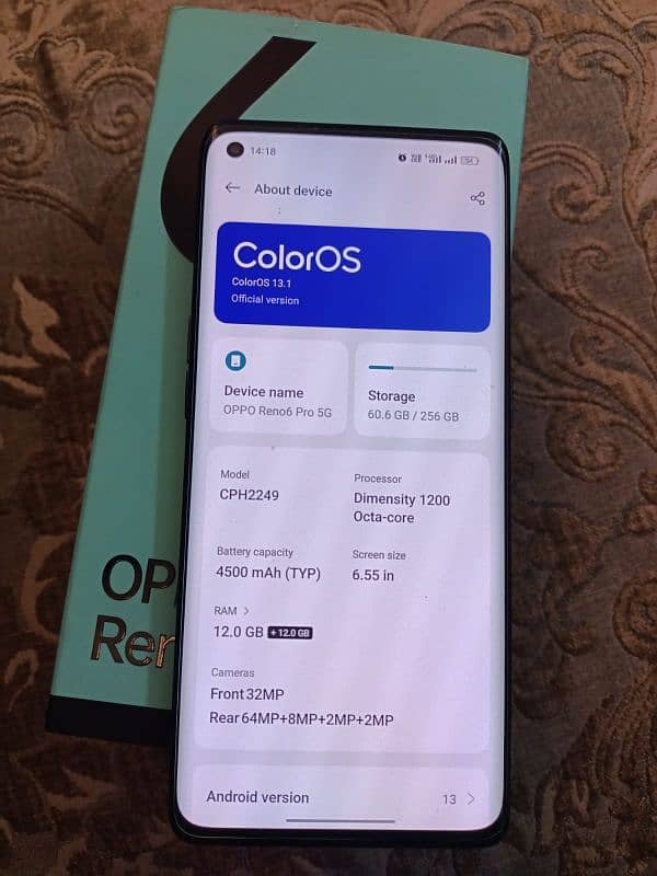 OPPO Reno 6 pro 5g 1