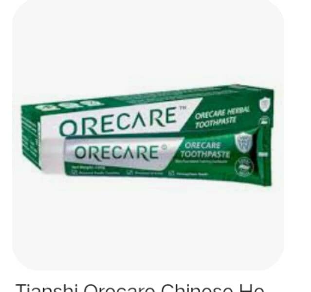 orecare toothpaste 0