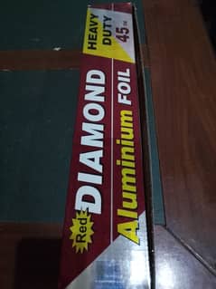 Diamond Aluminum foil CM 45 Reaping Roll PVC Cling flim Available etc