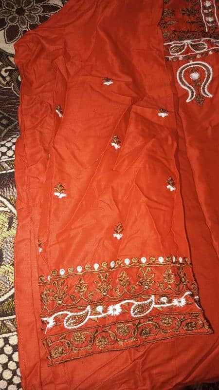 10/10 stuff dhanak shlwar shirt embroidered duppata printed simple 1