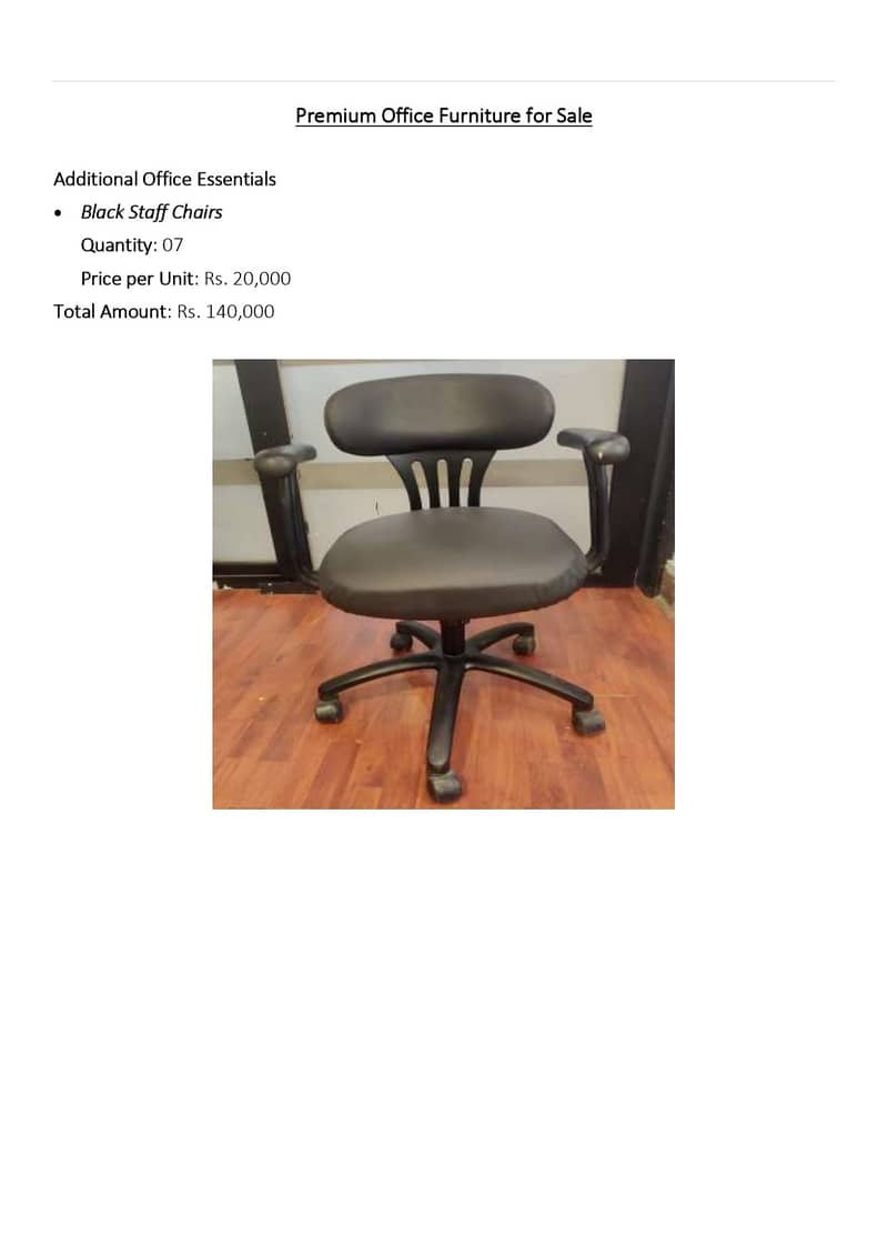 Luxury Chairs/Visitor Chairs/ Office Chairs & Side Table/Staff Chairs 1