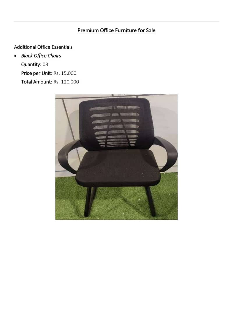 Luxury Chairs/Visitor Chairs/ Office Chairs & Side Table/Staff Chairs 2