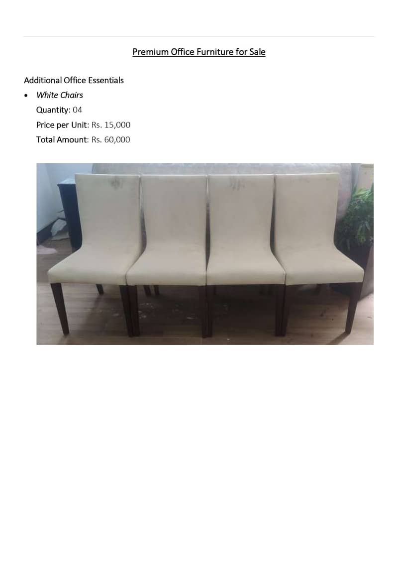 Luxury Chairs/Visitor Chairs/ Office Chairs & Side Table/Staff Chairs 4