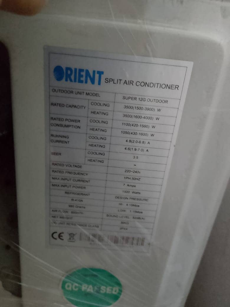 ORient 1 ton dc inverter O774UC (0306=4462/443) topclassset 4