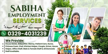 Nurse Patient Care Nanny Baby sitter Couple Cook Chef Maid Available