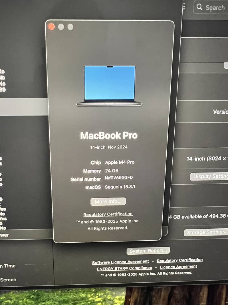 Macbook Pro M4 Pro 2024 14.2 24 GB/512 GB- Space Black -MX2H3LL - USA 7