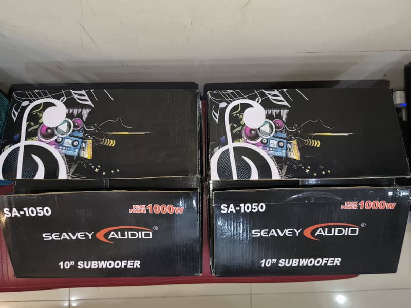 10 inch subwoofer Pair Seavey Audio 0