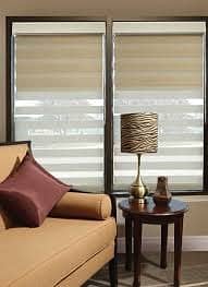 Blinds - Office Blinds - Roller Zebra Blind - Window Wooden Blinds 2