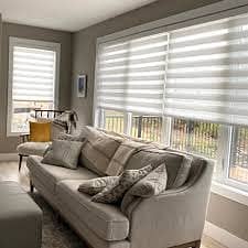 Blinds - Office Blinds - Roller Zebra Blind - Window Wooden Blinds 14