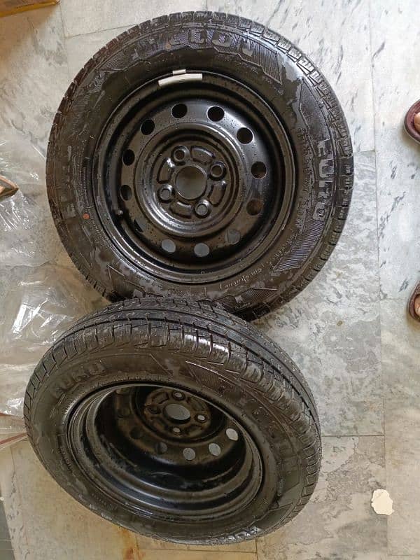 brand new tyres and rims 145/80/R13 4