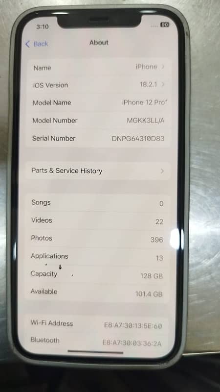 iPhone 12 Pro 128gb jv 5