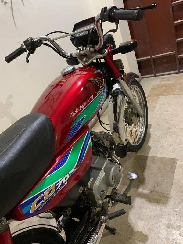 Honda CD 70 motorcycle2017 model urgent for sale Pakistan=03253816587= 0