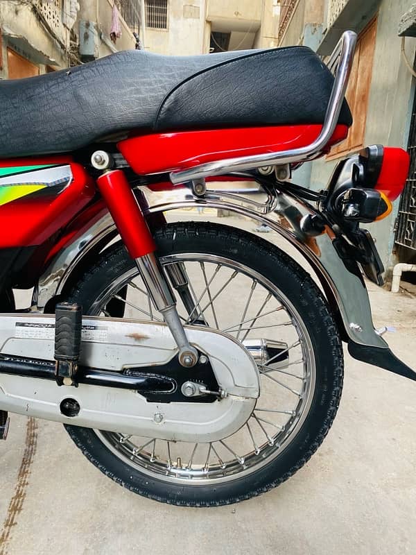 honda cd 70 2022 karachi number 6