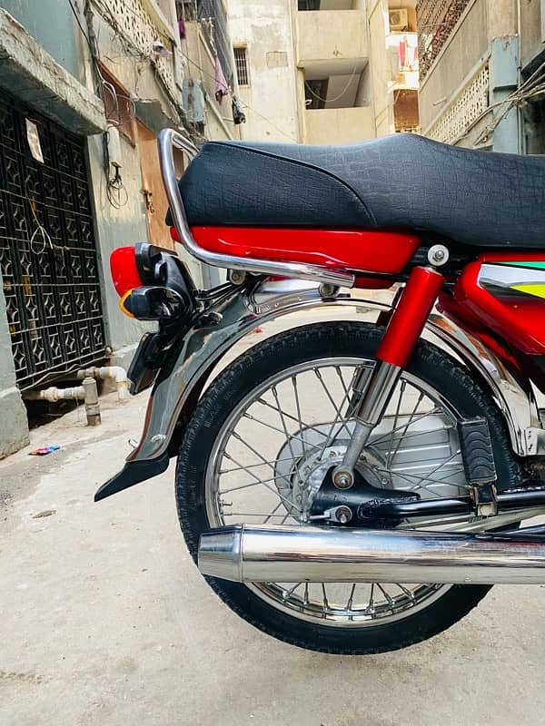 honda cd 70 2022 karachi number 7