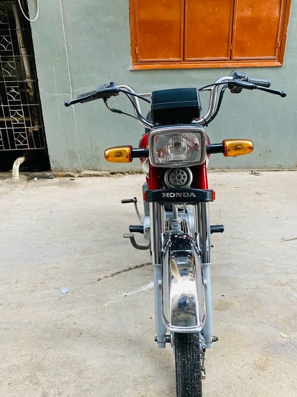 honda cd 70 2022 karachi number 8