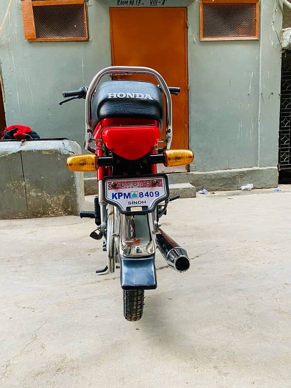 honda cd 70 2022 karachi number 9