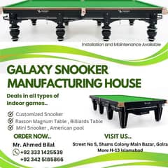 New Snooker table manufacturer / Billiards Table/Snooker Pool workshop