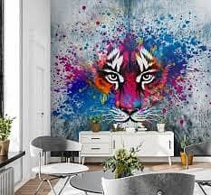 Pvc Wallpaper- 3D wallpaper-Customise wallpaper - Wall flex-Wall paper 2