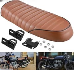 High-Quality Cafe Racer Bike Seat with Complete Fitting