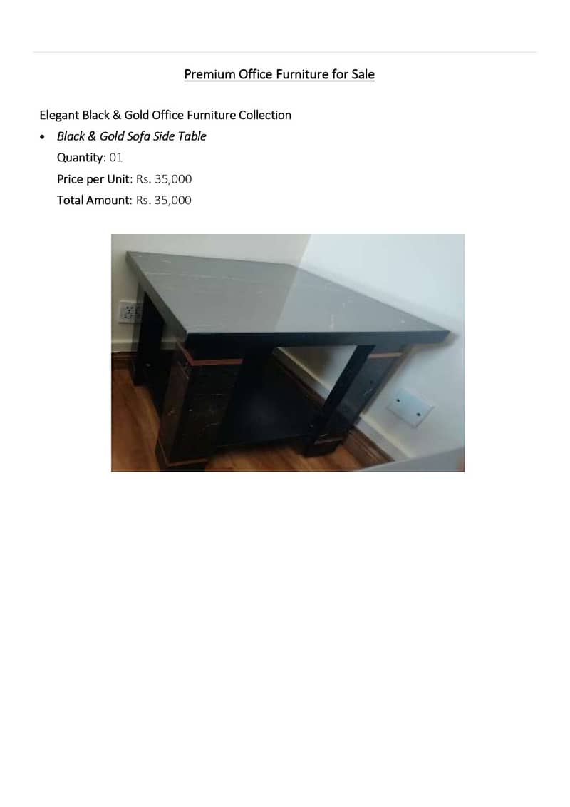 Office Tables/Side Tables/Office Cabinets 7