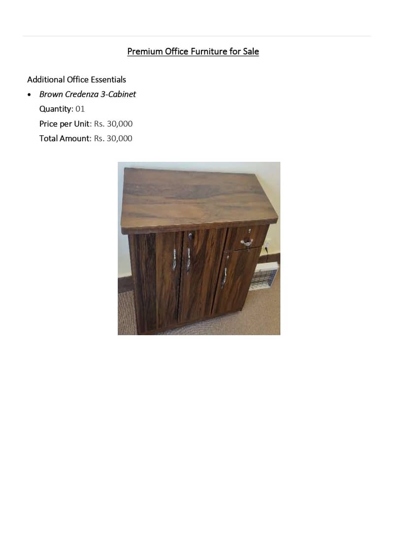 Office Tables/Side Tables/Office Cabinets 9