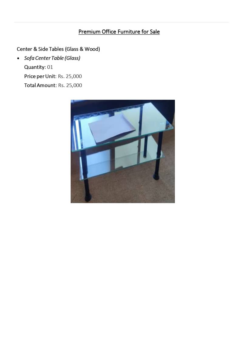 Office Tables/Side Tables/Office Cabinets 11