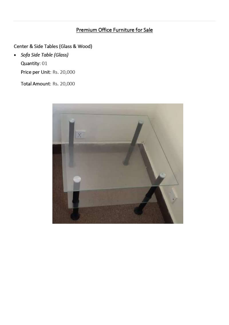 Office Tables/Side Tables/Office Cabinets 13