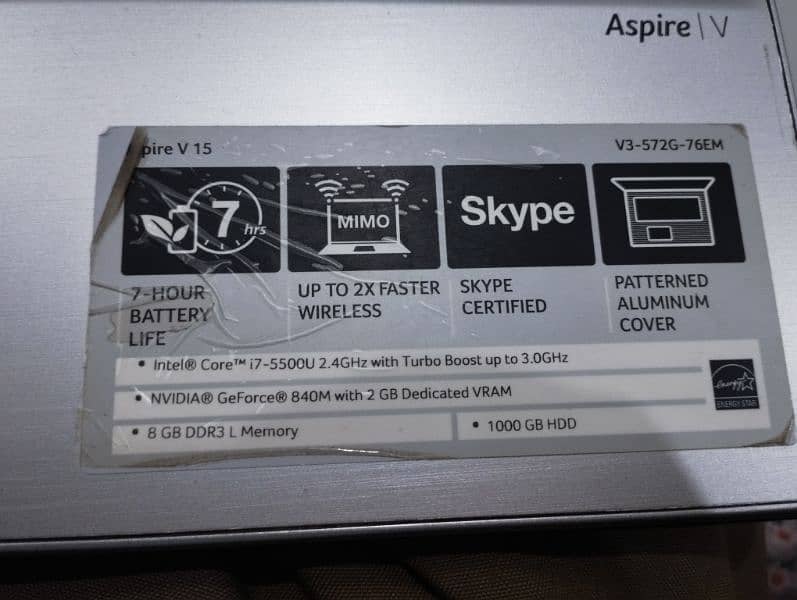 Aser aspire v5(dedicated graphics card) 1