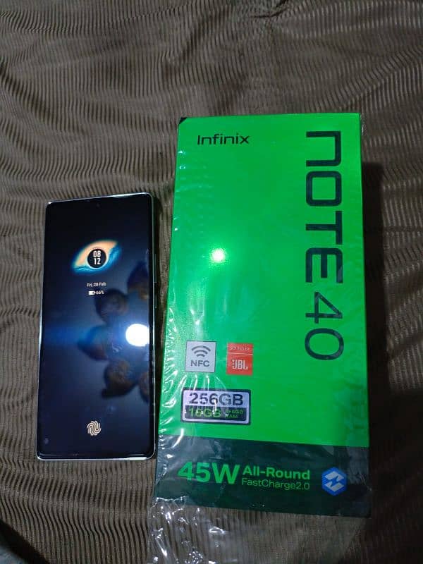 INFINIX NOTE 40 COMPLETE BOX 1