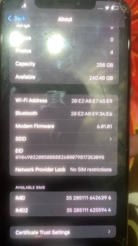 iphone 11 pro max  256 GB  Non PTA 1