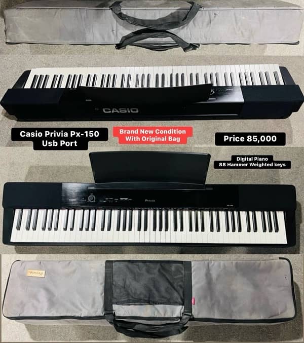 Yamaha P-140 Digital Piano 88 Hammer Weighted Keys guitar keyboard 1