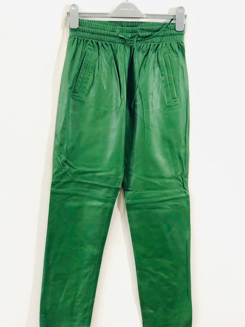 GIFT GENUINE LEATHER JOGPANTS 4