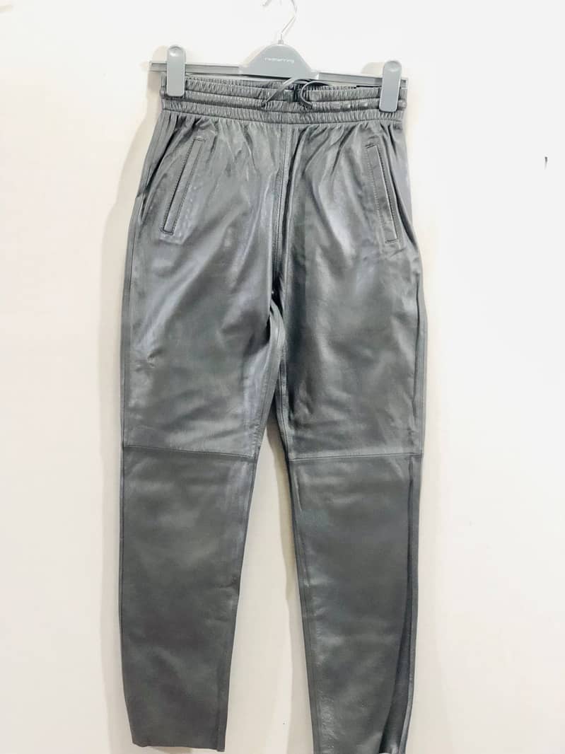 GIFT GENUINE LEATHER JOGPANTS 6